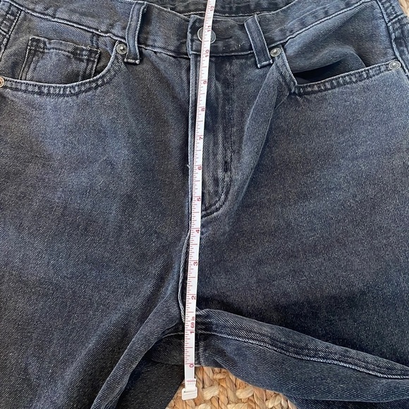 American eagle mom jeans black faded size 2 - Picture 8 of 10